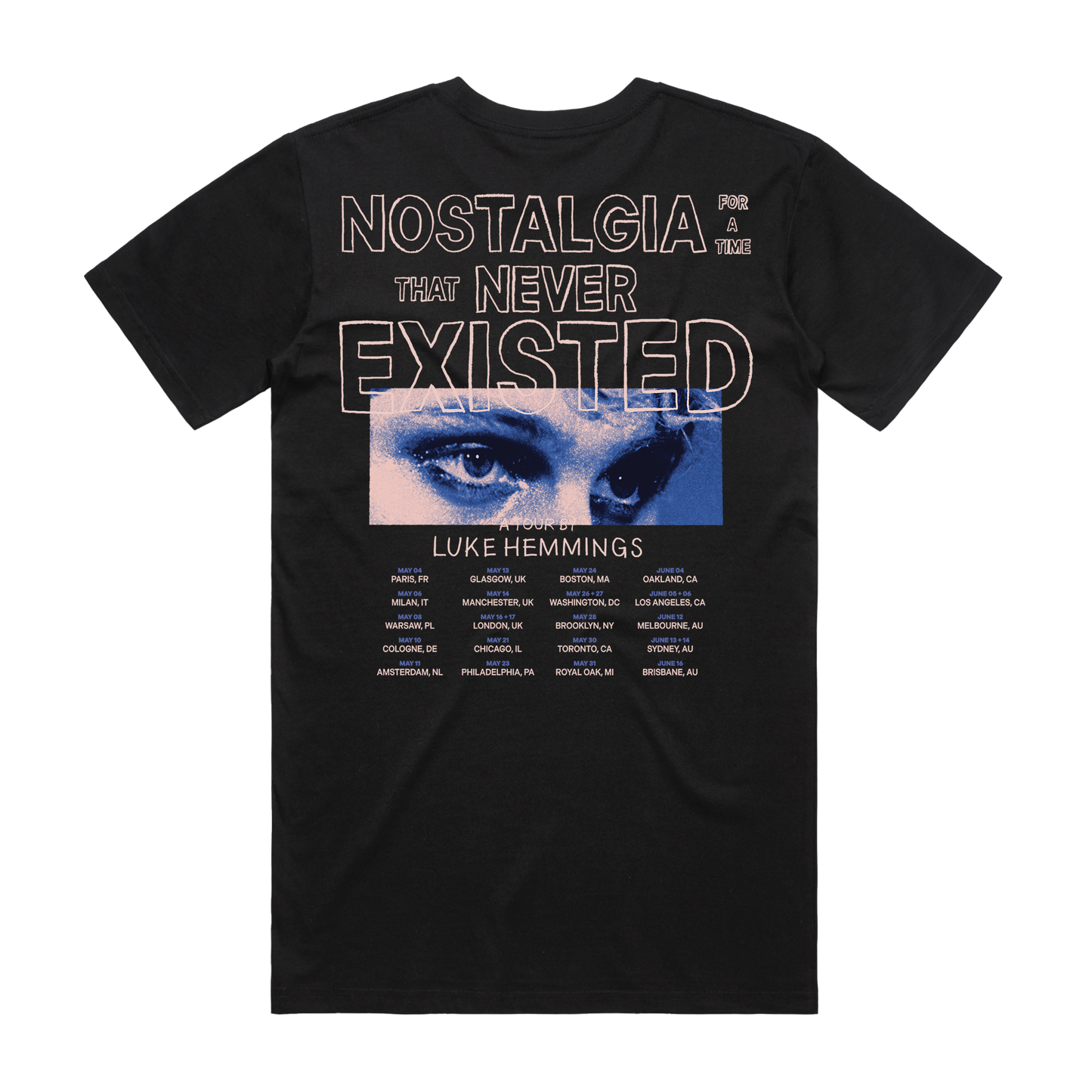 Nostalgia For A Time That Never Existed Black Tee